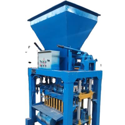 China Construction Material Stores QT4-35-2B No Burn Concrete Hollow Block Making Machine Sale In Zambia for sale