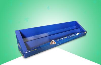 China Chocolate Long PDQ Trays , Cardboard Display Trays with Tires Strong Design To Seven-Eleven Store for sale