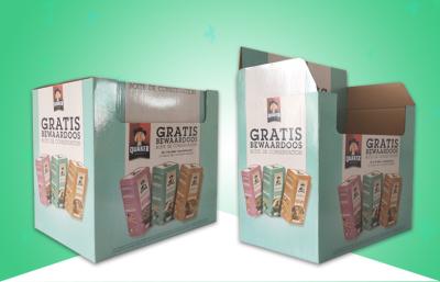 China Biodegradable / Recycable Corrugated Cardboard Display Box For Pre - Filling Tincans for sale