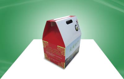 Cina Contenitore d'imballaggio ondulato su ordinazione di cartone della scatola di carta con la maniglia dell'ascensore per alimento/regalo in vendita