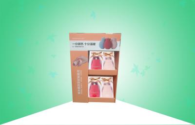 China Walmart Cardboard Sidekick Power Wing Display Hanger For Promoting Warm Bag for sale