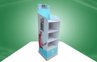 China Four Shelves Cardboard Floor Displays for sale