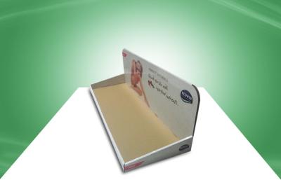 China Eye Catching Cardboard PDQ Trays Promoting Skincare Products With Easy - Assembly Design for sale