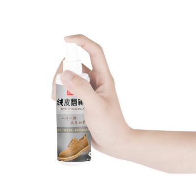 China Wholesale Multifunctional Black Suede Shoe Suede Nubuck Leather Renovator Care Agent 120ml for sale