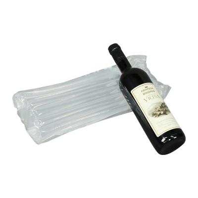 China Inflatable Air Packing Bag For Wine Bottle Carrying Protective Air Cushion Bag Good Performance Cushion Wine Air Pad Column Custom Bag For Bottle for sale