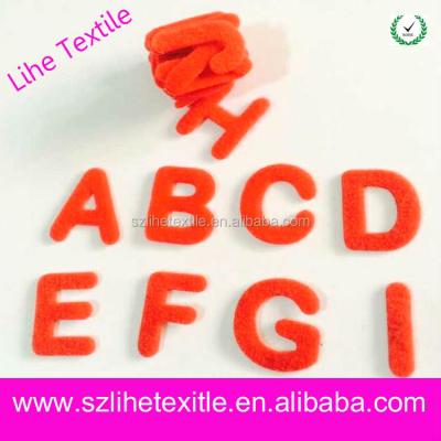 China Viable Hook and Loop Alphabet/Letters Girls T-Shirt Patches for sale