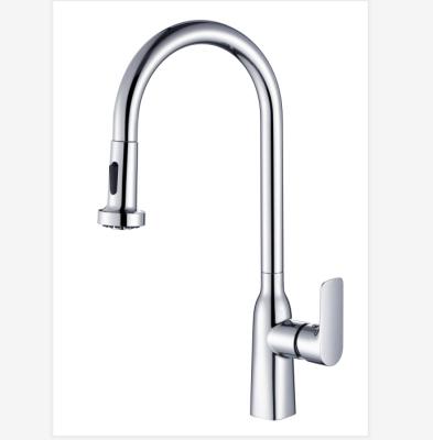 China 2021 Modern WG-ZA1555159 Canton Kitchen Sink Mixer Taps Luxury Modern Faucets With Pull Out Sprayer for sale