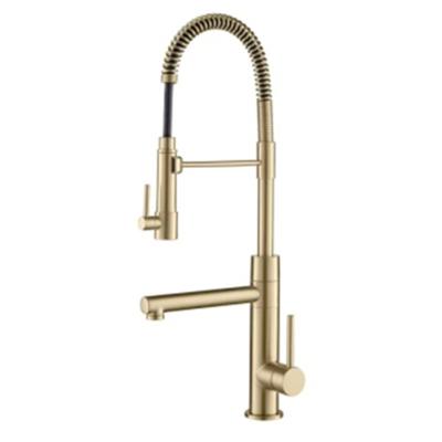 China Modern Two Way Pull Out Spring Kitchen Faucet Pull Down Sprayer Kitchen Faucets Faucet (155515) for sale