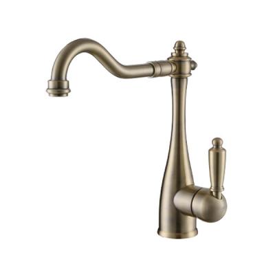 China Modern New Style Brass Kitchen Taps Sink Faucet Antique Style (155529NB) for sale