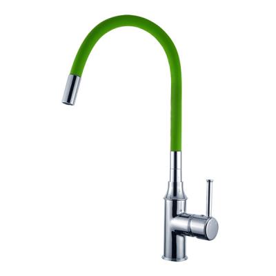 China WG1555113 China Modern Single Hole Copper Colorful Water Faucet Kitchen Faucets Mixer For Sink for sale