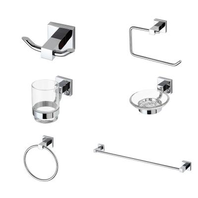 China Stocked Whole Set Of Brass+Stainless Steel Bathroom Accessories for sale