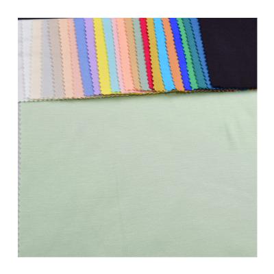 China Stain Resistant 160GSM 95%R 5%SP Ring Spun Viscous Spandex Fleece Unbrushed Plain Dyed For Knitting Fabric for sale