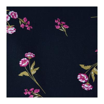 China Stain Resistant NEW DESIGN FLOWER PATTERN CHINA 100 CHALLIE SQUISKY PLAIN WOVEN FABRIC FOR DRESS for sale