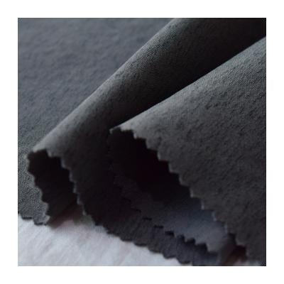 China Stretch NEW DESIGN WAS POLYESTER WELCOMED HEATHER PLAIN DYED KNIT FABRIC FOR KINDS WEAR TOPS for sale