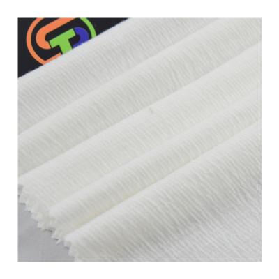 China Latest Stain Resistant 67%T 32%R 1%Sp 150Gsm Stretch Band Desirable Breathable Plain Dyed Knitting Fabric Apparel Fabrics for sale