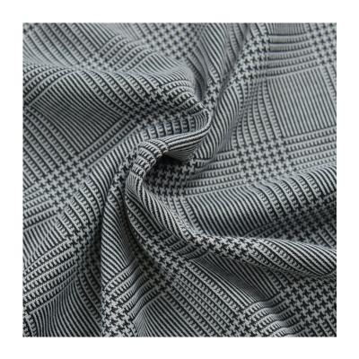 China Stain Resistant Hot Sale 95%T 5%Sp 240Gsm Poly Spandex Ponte Roma Yarn-Deyd Softness Knit Fabric for sale