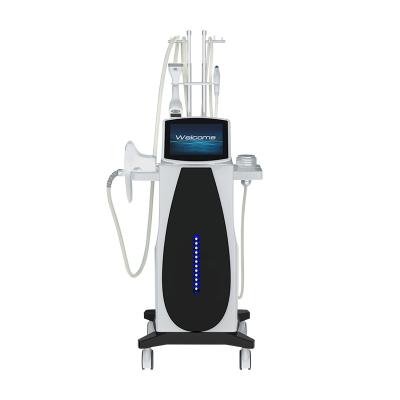 China Cellulite Vacuum Roller Massage Machine 6 In 1 Cavitation Machine 80k Radio Frequency for sale