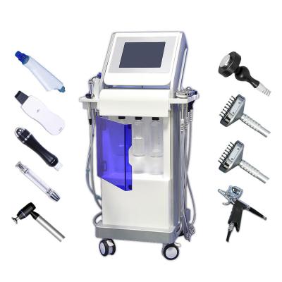 China Multifunctional Beauty Therapy Machine Oxygen Jet Peel Facial Machine 11 In 1 for sale