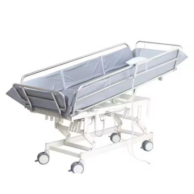 China Customized Household Bathing Multifunctional Bathing Bed For Elderly Paralyzed Patients Electric Manual Lifting Bathing Bed for sale