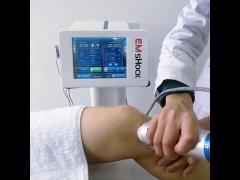 EMS myoelectric stimulation and shock wave machine therapy