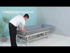 Hot sale Height Bath Bed Vehicle first Aid Hospital Medical Stainless Steel Hydraulic Shower