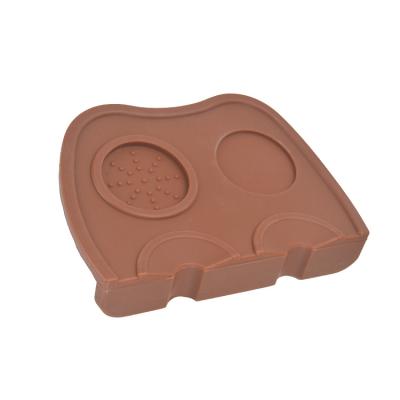 China Durable Silicone Coffee Color Black Classic Accessories 2021 Amazon Success Amazon Corner Pad Tamper Mat for sale