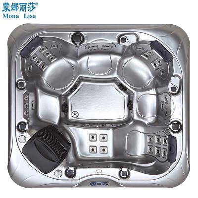 China Modern Luxury Outdoor 6 Person 36 Jet Hot Tub Spa Swimming Pool With LED Fountain M-3390 for sale