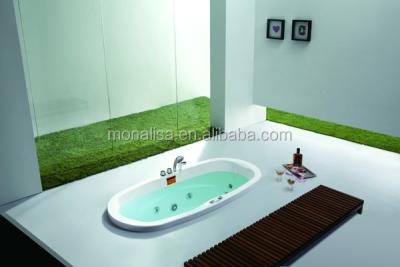 China Monalisa Baths Whirlpool Baths Salon Spa Baths Simple Comfortable Oval Massage Bathtub (M-2015) for sale