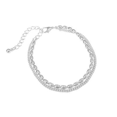 China The classic simple exquisite soft temperament soft chain fashion metal vintage factory double-layer daily wedding bracelet for sale