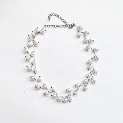 China FASHIONABLE factory direct sales sweeten fairy Korean exquisite simple fashion pearl wedding gift classical wild clavicle daily chain for sale