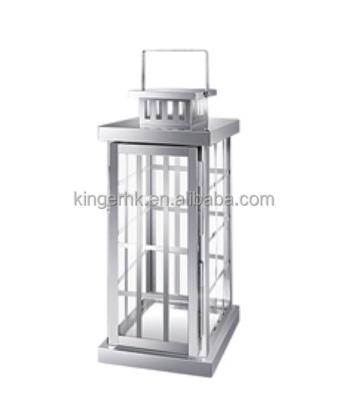 China Eco - Friendly Stainless Steel Lantern For Garden And Wedding Event , Metal Candle Holder for sale