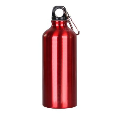 China Sustainable Logo 500ML Sport Custom Aluminum Water Bottle , Metal Water Bottle for sale