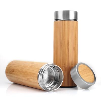 China Disposable promotional eco bamboo thermal mug, bamboo mug with logo for sale