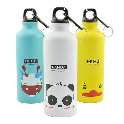 China 500ml Sustainable Kids Aluminum Cute Drinking Bottle , Drinking Bottle Water for sale