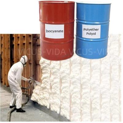 China Polyurethane Spray Foam Open Cell Blend Polyols for Rigid Foam Insulation for sale