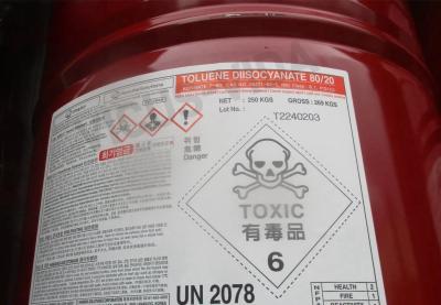 Cina Liquido trasparente incolore TDI 80/20 250 kg/tamburo in vendita