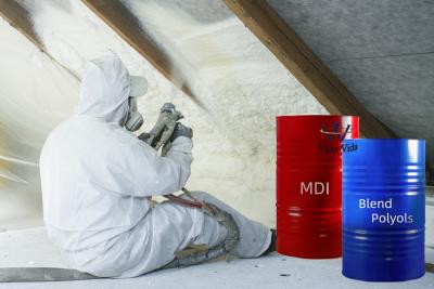 China High Density Polyurethane Blend Polyols for Spray Foam for Building Construction Insulation Raw Material for sale