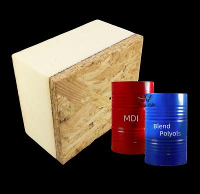 China High Density Polyurethane Spray Foam with low thermal conductivity for Building Roof Insulation for sale