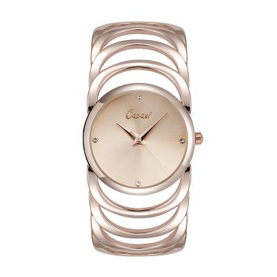 China High Quality Stylish Hip Hop Stainless Steel Watch Band Watch For Women for sale