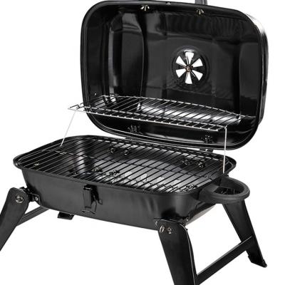 China Manufacturer Easily Collected Wholesale Foldable Camping Grills Outdoor Island Kitchen BBQ Grill for sale