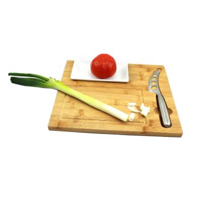 China Sustainable disposable cheese board with cutlery set for sale