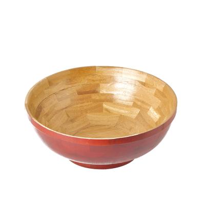 China Disposable Small Suction Bamboo Lightweight Wood Pulp Bowl Wooden Food for sale