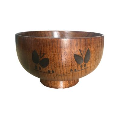 China Viable High Quality Wooden Lacquer Miso Soup Bowl (Japan Lacquerware) for sale