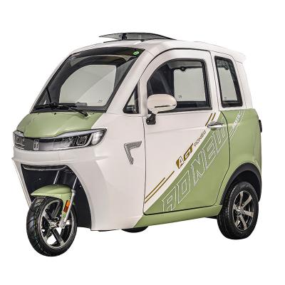 China De plastic Cabine Elektrische Passagier Gesloten Driewielers 800W sloten Elektrische Trike in Te koop