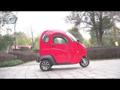 K3 EEC Electric Tricycle Enclosed Cabin 3 Wheel scooter