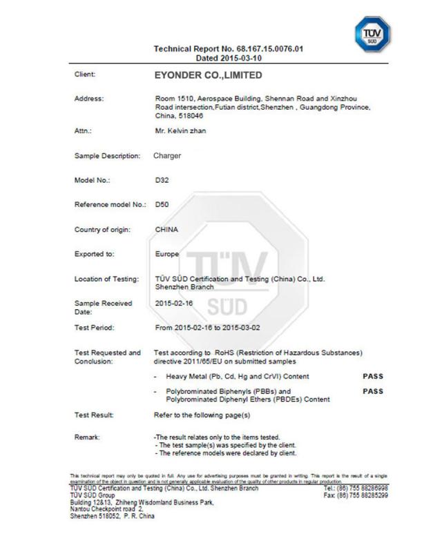 ROHS - Eyonder Co.,Limited