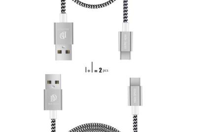 China Silberne Synchronisierungs-Art c-Kabel zur Nylon-Draht-Aluminiumlegierung USBs 2,0 für Handy zu verkaufen