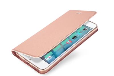 China Rose Gold Iphone 6s Flip Phone Case Magnet , Iphone 6 Leather Case With Card Holder for sale