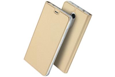 China PU Leather Xiaomi Phone Case Redmi Note 4X Gold Card Slot Magnetic for sale