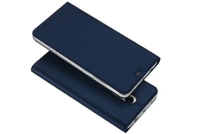 China Fashionable PU Leather Xiaomi Redmi Note 4x Flip Cover Blue Color Stand Function for sale